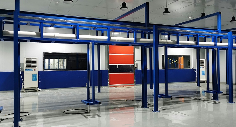 食品廠整體制冷降溫，應用蒸發冷省電空調-立式軸流機型