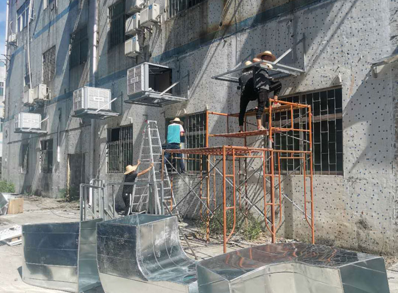 環(huán)?？照{(diào)應(yīng)用于工業(yè)廠房降溫通風(fēng)