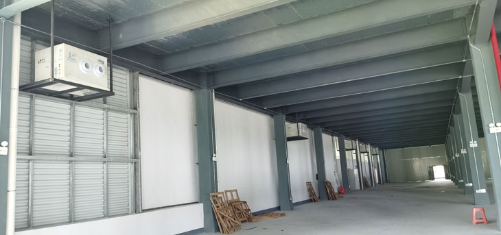 常州車間降溫，選用蒸發(fā)冷省電空調(diào)-臥式射流空調(diào)