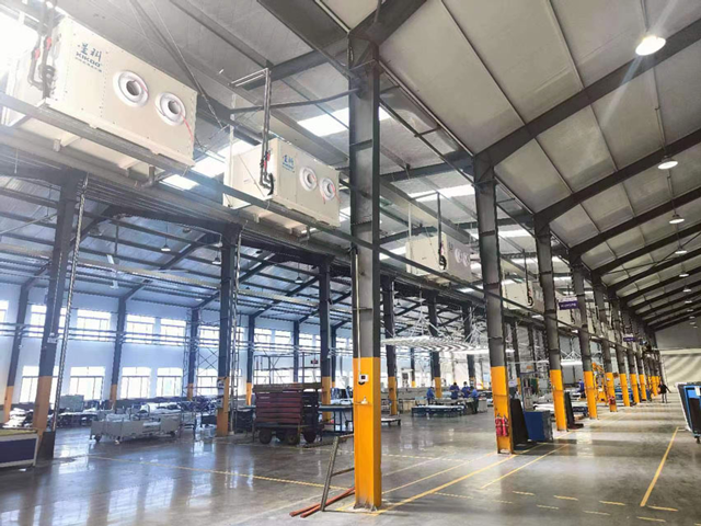 蒸發(fā)冷省電空調(diào)-臥式射流機(jī)組應(yīng)用機(jī)械設(shè)備廠制冷降溫