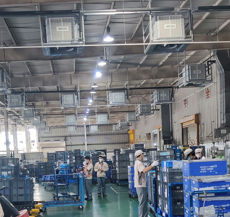 冷風機環?？照{廠房車間案例